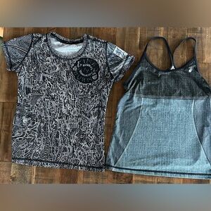 INKnBURN Vintage Black & White technical Tee and Tank top